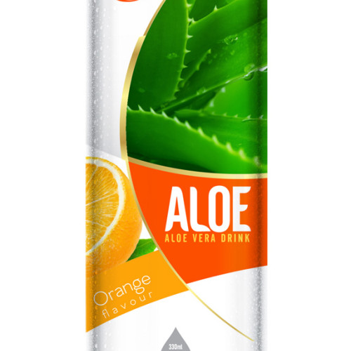 330ml Orange Flavor Aloe Vera Drink